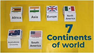 Continents Of The World The Seven Continents Of World Countries Flag Of The World