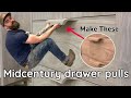 How to Make Wood Drawer Pulls | Mid Century Modern Woodworking