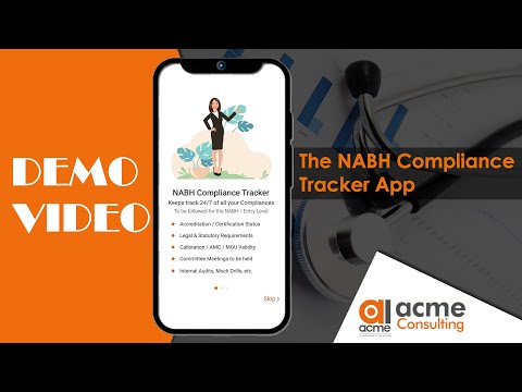 NABH Compliance Tracking Mobile App for NABH / Entry Level Hospitals | ACME Consulting