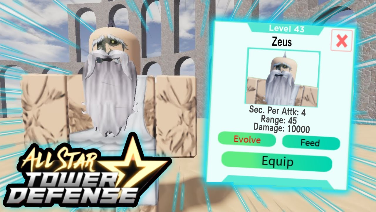 FANMADE ZEUS 5 STAR | All Star Tower Defenese