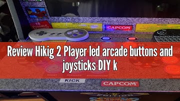Review Hikig 2 Player led arcade buttons and joysticks DIY kit 2x joysticks + 20x led arcade buttons