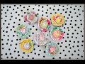 ✅ SO EASY ✅ DIY Paper Circle Layered Flower Embellishments |  USE YOUR PAPER SCRAPS | Project Share