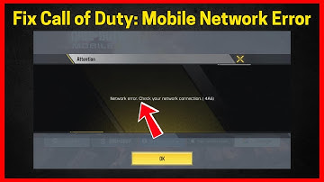 Fix Call of Duty: Mobile Network error. Check your network connection