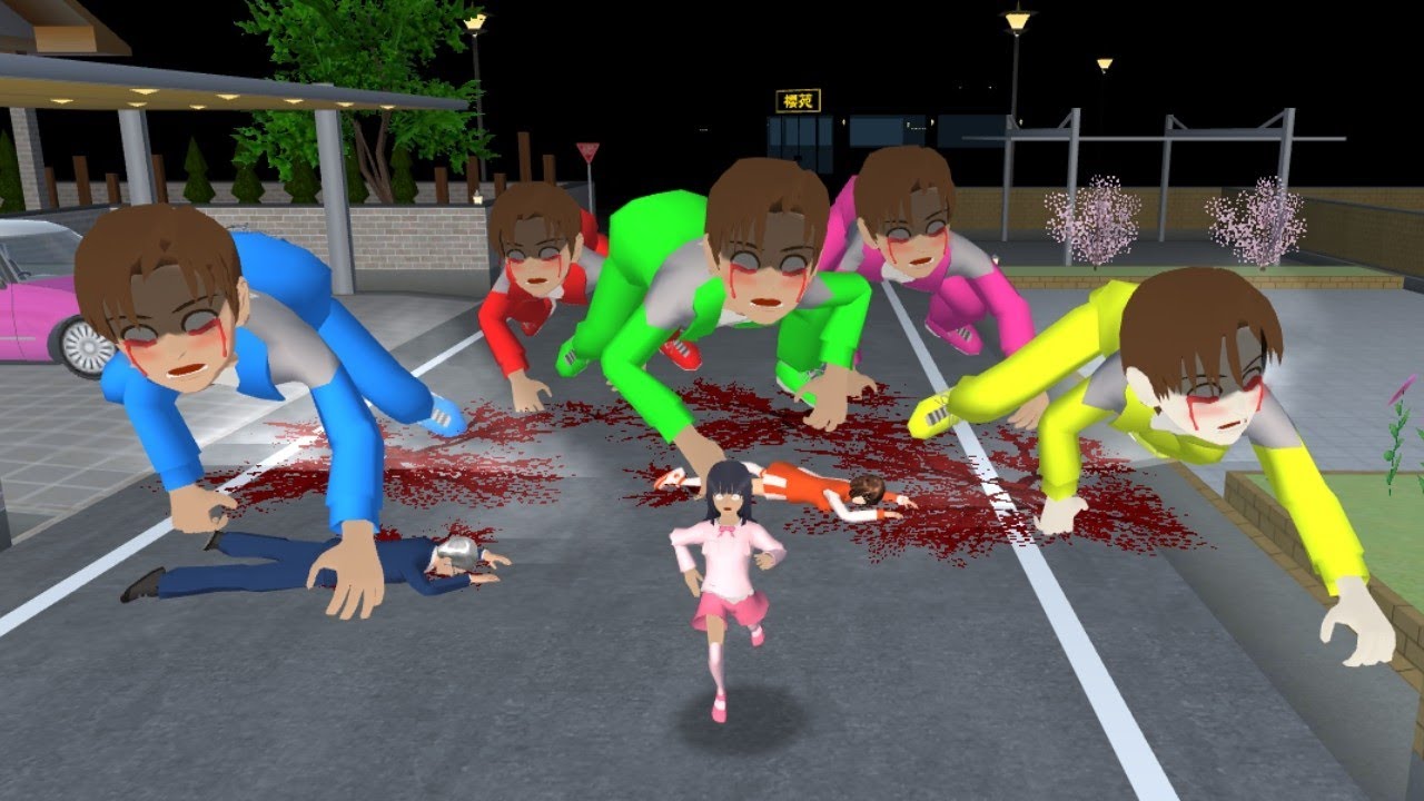 Mio pakai sepeda melihat monster yuta dan Mio buat benteng pertahanan dari monster 