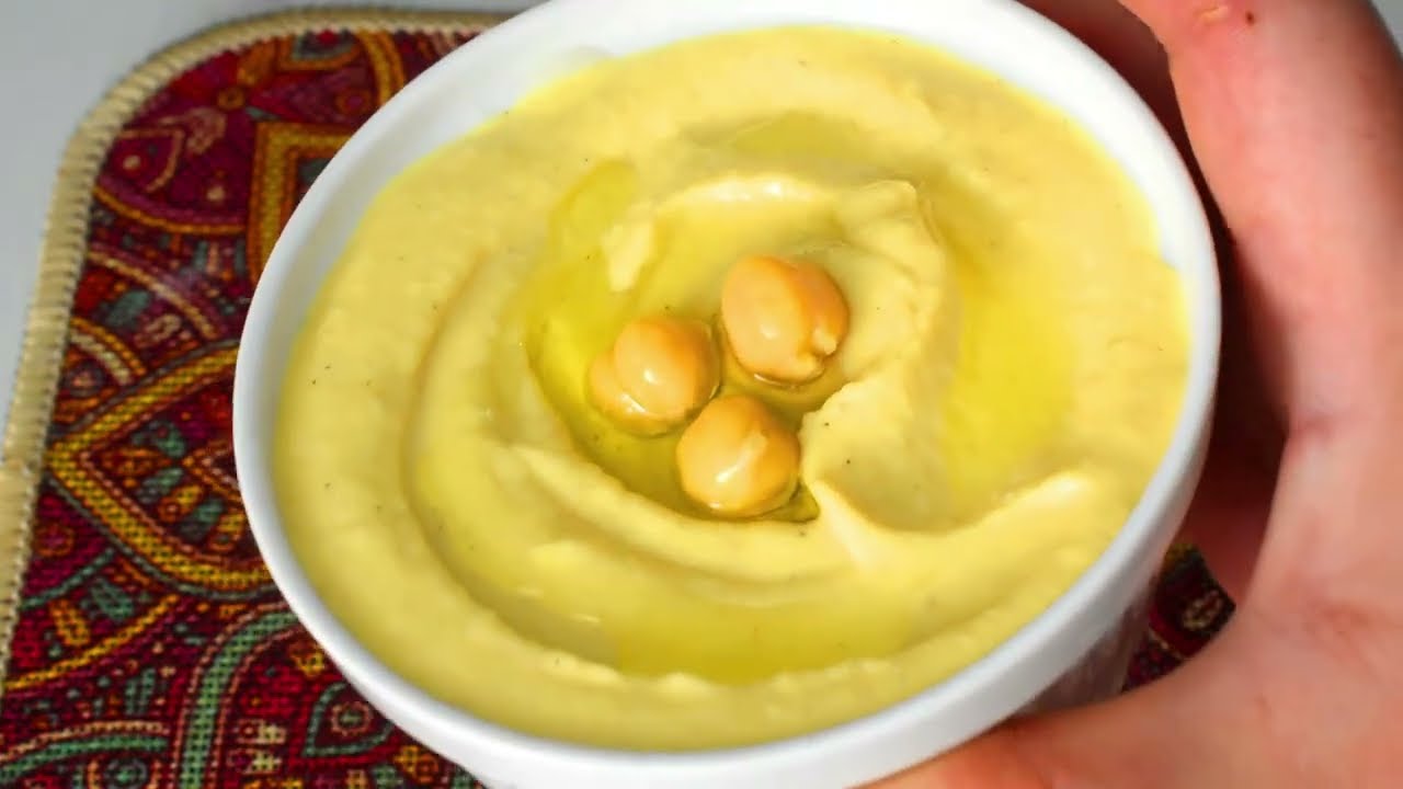 Best and Easy hummus recipe without tahini sauce | وصفة حمص تنافس المطاعم | Lively Cooking