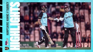 Highlights: Tom Curran gets Surrey over the line in Blast opener | Hampshire Hawks vs  Surrey