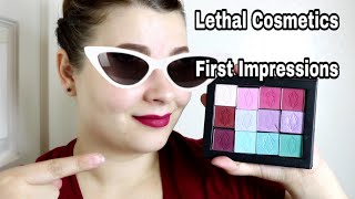 Lethal Cosmetics First Impressions || Build Your Own Palette