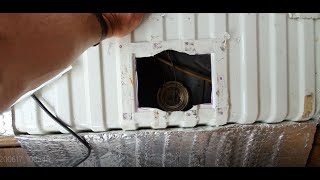VW Campervan Fuel Sender and Cutting an Inspection Hatch
