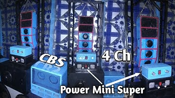 Cek Sound Power Mini angkat Speaker 8 inch Vs 4inch - miniatur Sound gantung Line Array