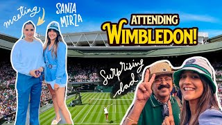 Surprised my Father &amp; took him to Wimbledon! 🙀 DREAM COME TRUE! 🙀