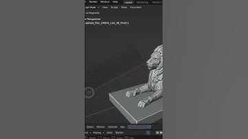 How to make an ancient statue #blender #sculpting #3dmodeling #shorts