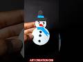 cute snowman ☃️ make for easy christmas spacial #viralshorts
