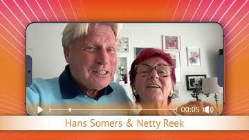 TV Oranje app videoboodschap - Hans Somers & Netty Reek