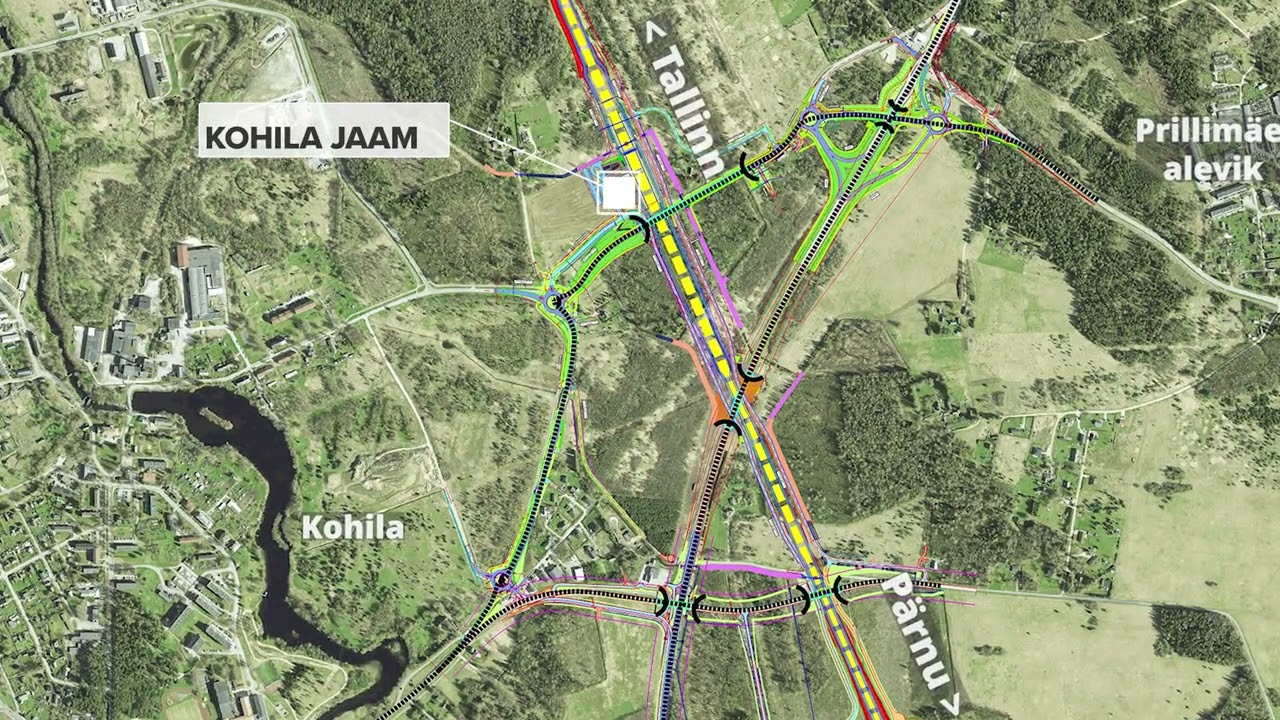 Rail Baltica Kohila jaam ja liiklussõlm
