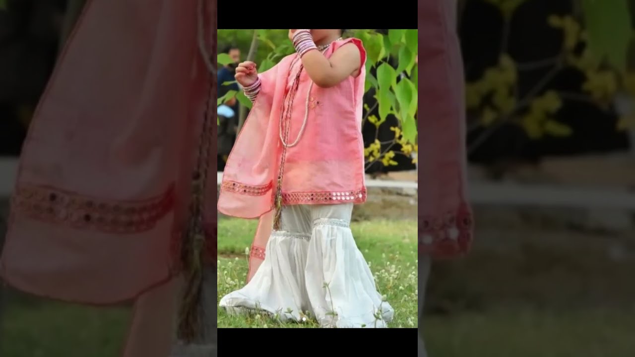 baby girl sharara dress design