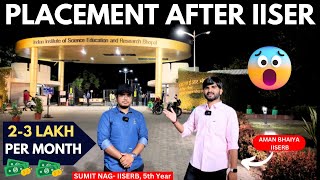 Salary & placements after IISER | What after BSMS by IISER student | iiser exam information 2024