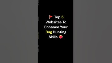 Learn Bug Hunting From These Sites 💡 #bugbounty #cybersecurity #shorts #ethicalhacking