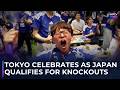 'It Felt Like A Win...' Japan Fans Celebrate in Streets of Tokyo After Draw With Sweden