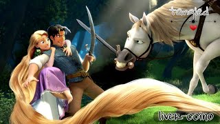 أميرة  بسبب شعرها المسحور? تحبسها عجوز في برج | ️ ملخص tangled