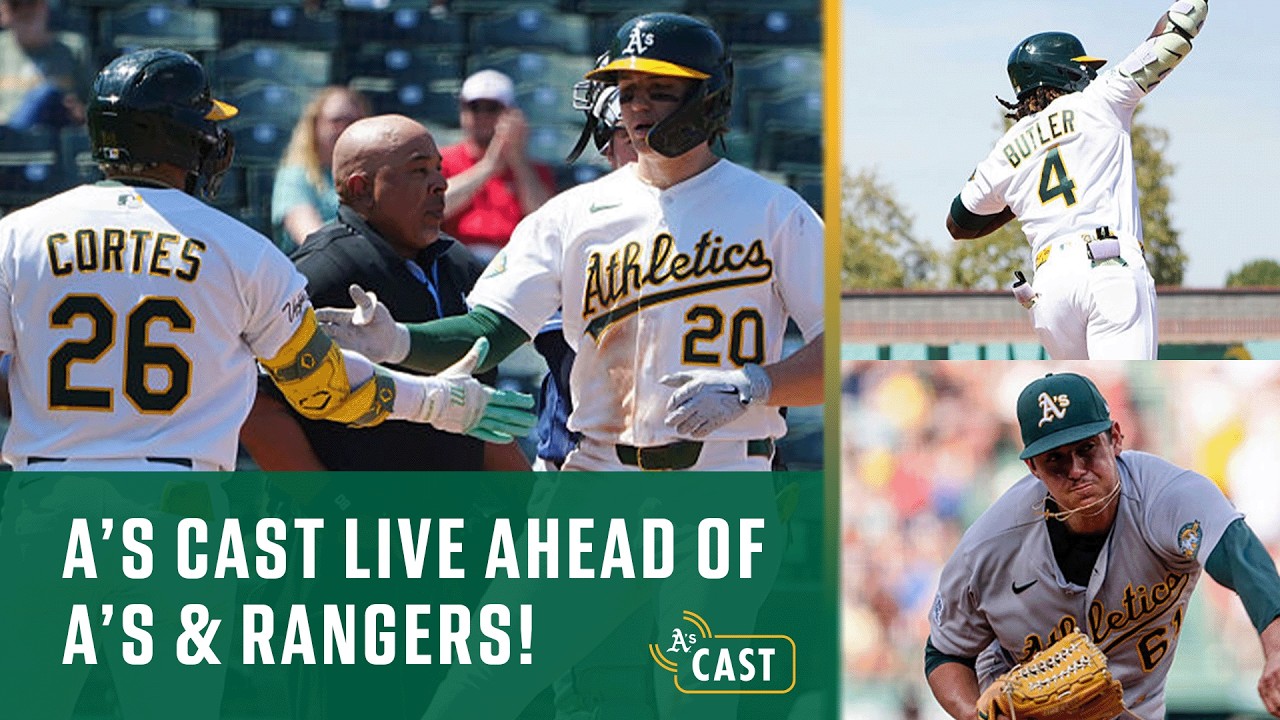 A's Cast Live:  Hogan Harris, Mark Kotsay & Bob Melvin Join Towny! | A's vs. Rangers Preview