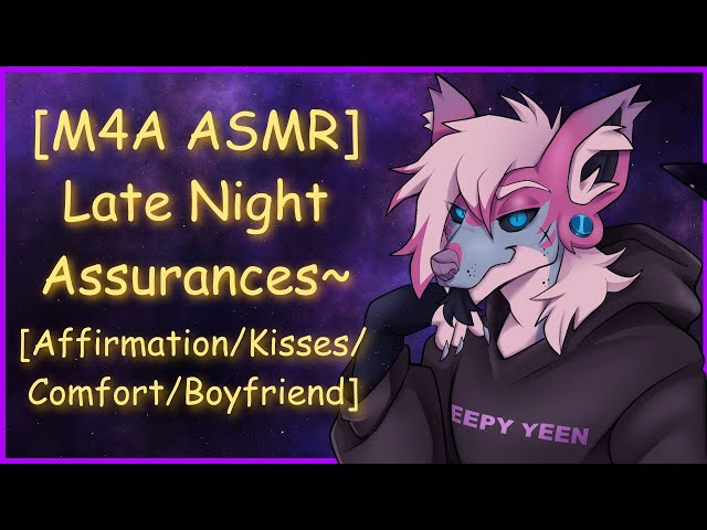 [M4A ASMR] Late Night Assurances~ [Affirmation/Kisses/Comfort/Boyfriend RP]