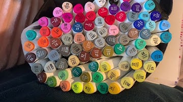 ASMR RUMMAGING MARKERS