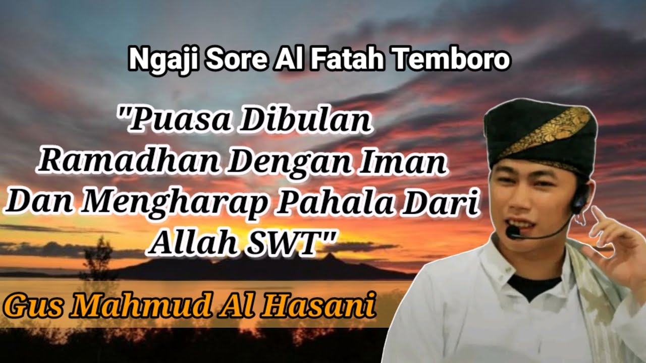 Ngaji Sore Temboro//Puasa Dibulan Romadhon Dengan Imam Dan Mengharap Pahala Dari Allah SWT