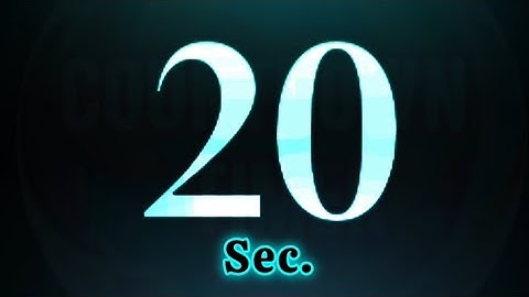 20 Seconds Timer with ticking Sound effects🎶 #shortvideo #video #trending