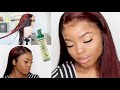 How I lay & Color my Wig like an Instagram stylist || No Chemical Damage ft. Nadula Hair