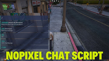 Nopixel 4.0 Chat Script - QBCore Scripts