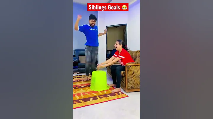 Siblings Goals 😂 ~ You can try this at home 🏡 #dushyantkukreja #shorts