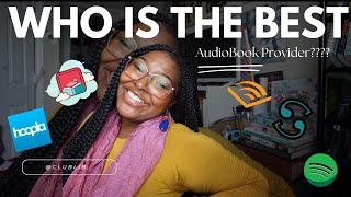 Who is the Best Audiobook Provider: Audible, Libby, Hoopla, or Scribd?