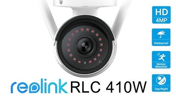 Лучшая IP камера с микрофоном и 2К разрешением - Reolink RLC 410W