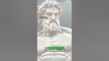 The Power of Imperfection  Embracing Progress over Perfection #stoicism #motivation #marcusaurelius.