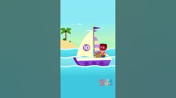 10 Little Sailboats #kidssongs #supersimplesongs #shorts