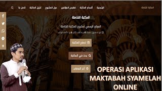 Dr. Sofian Effendi. MA, Tutorial Penggunaan Maktabah Syamilah Online
