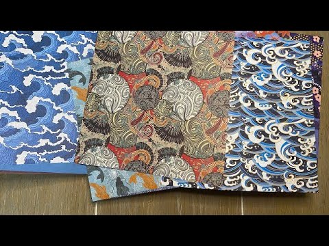 Двусторонняя цветная бумага для оригами