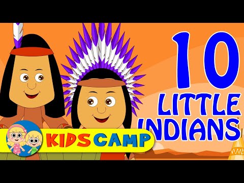 Ten Little Indians | Nursery Rhymes And Kids Songs by KidsCamp