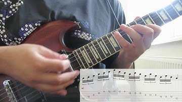 Tapped Arpeggios with String Skipping Lick + Tabs (GuitarPro/PDF)