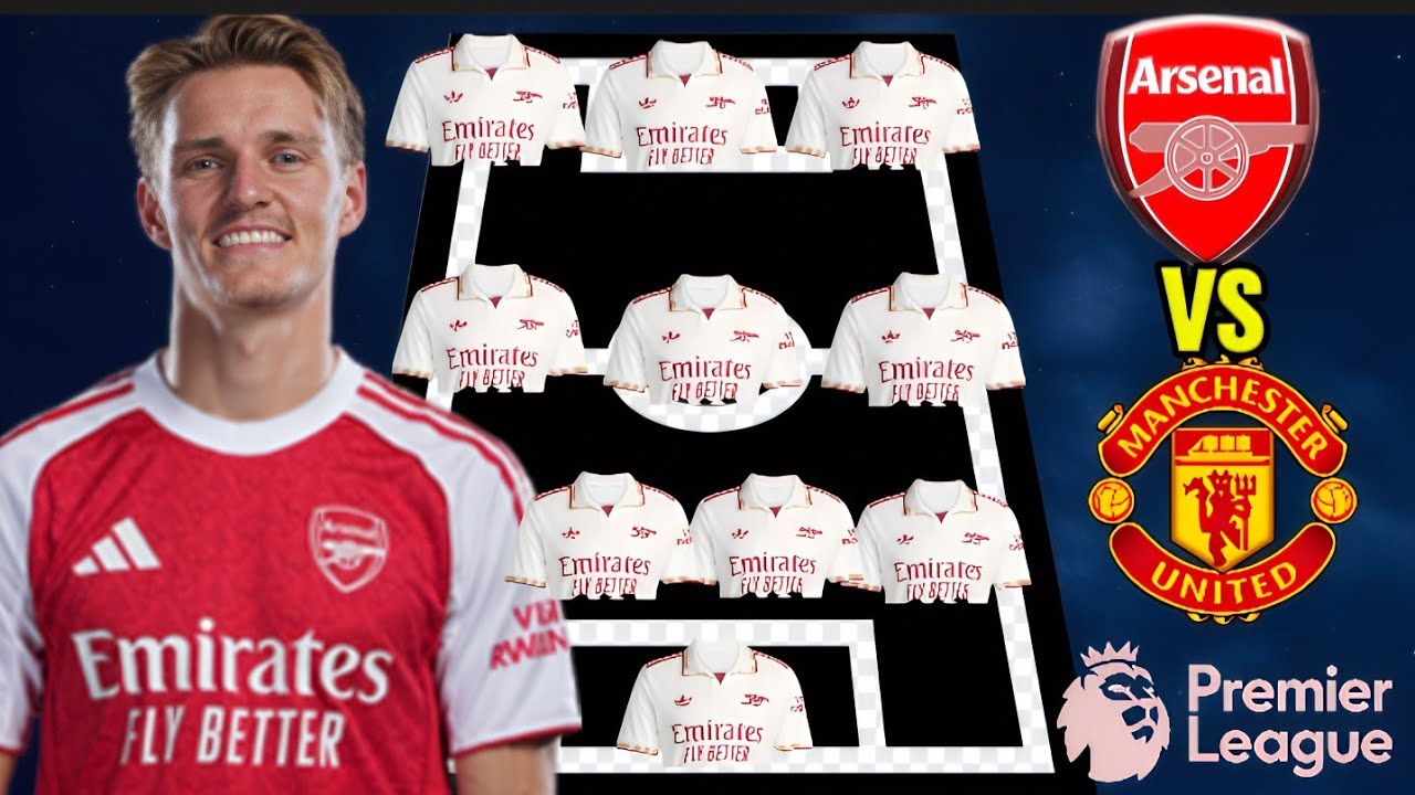 Иисус уходит! Лучший потенциальный состав «Арсенала» против «Манчестер Юнайтед» (4-3-3) Премьер-л...