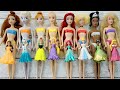Looking for Disney Princess Dresses DIY Miniature Ideas for Barbie Wig, Dress, Faceup, and More! DIY