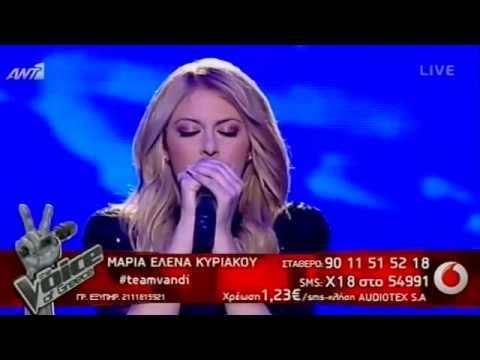 The Voice of Greece | Μαρία Έλενα Κυριάκου - "Δύο εγωισμοί" | 6th Live Show (S01E18)