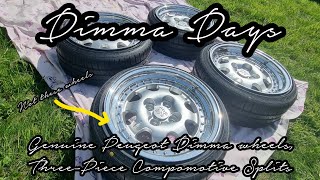 Dimma Days, Genuine Peugeot 205 Dimma Wheels #compomotive #dimma #splitrims #stance #peugeot 