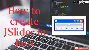 How to create JSlider [Horizontal] in Java || In NetBeans || Java Swing.