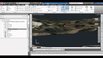 AutoCAD Civil 3D Drape Images Over A Surface