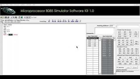 How to find 1s complement of 16 bit numbers 8085 microprocessor simulator kit