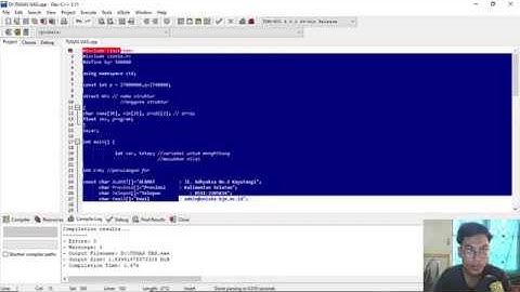 Tugas Akhir Final C++ Pemrograman Terstrukutur - Program Pendaftaran Masuk Universitas