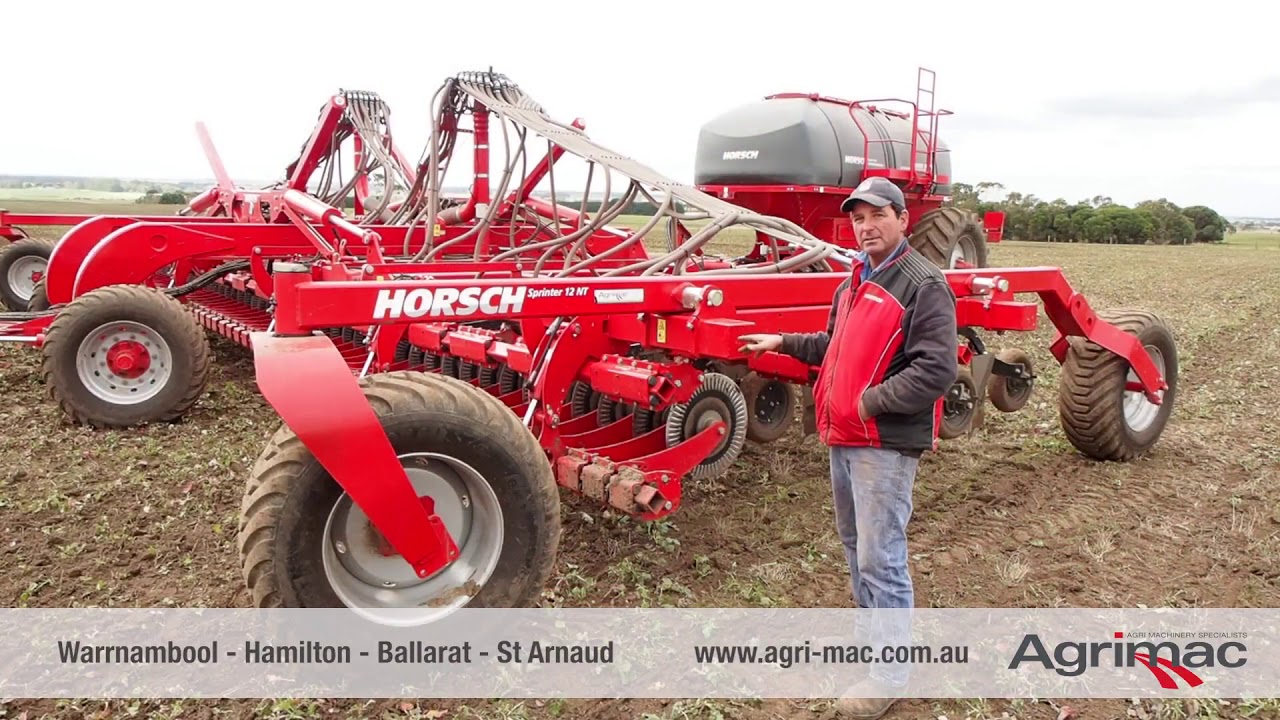 Agrimac with Tim Whitehead an the Horsch Sprinter Air Seeder YouTube