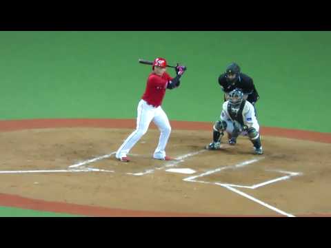 H30.06.13　3回表　1死2塁　丸：空三振　広島×ｵﾘｯｸｽ　京セラドーム