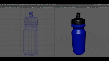 How to Use CV Curve Tool and Revolve Tool To Create a water Bottle in Autodesk Maya 2023